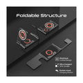 Promate AuraFold-Trio 15W - Wireless Charger - Foldable Structure