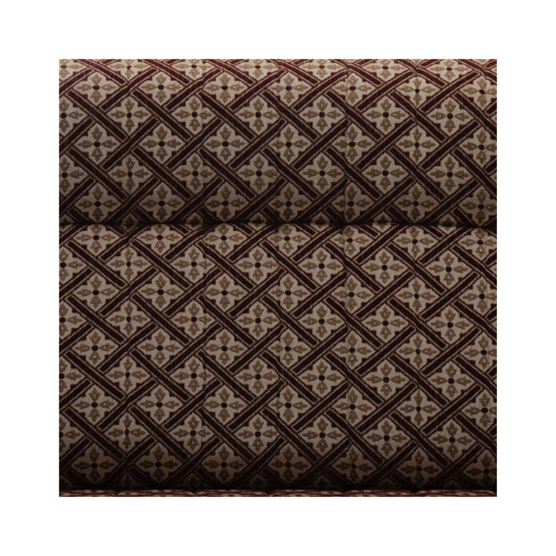 Heritage Suriyan 3 + 1 + 1 Teakwood Sofa | Premium Fabric | Teak Wood |