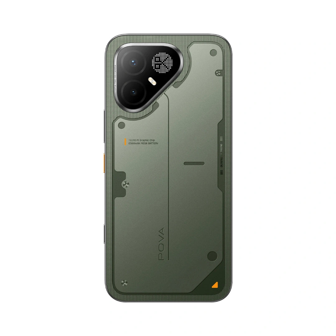 Tecno Pova 8 Pro 5G | 6.78 inch AMOLED Display | Corning® Gorilla® Glass 7i Protection | MediaTek Dimensity 7400 | 50MP OIS Rear Camera | 13MP Front Camera | Dolby Atmos Hi-Res Audio | 6500mAh Battery | 45W Super Charging | IP69K Dust & Water Resistance