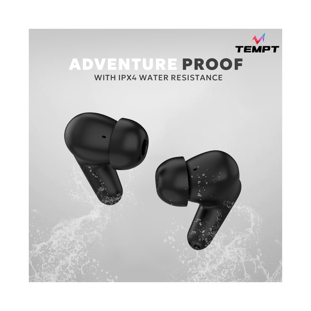 Tempt Wave Bluetooth TWS Earbuds - Waterproof