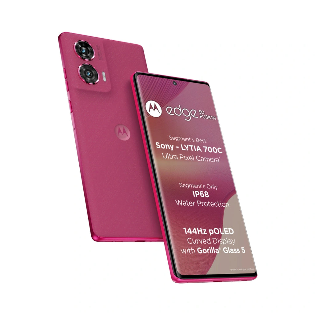Moto Edge 50 Fusion 5G (Snapdragon 7s Gen 2 & Upto 16 GB RAM | 50MP+13MP |32MP Front Camera | Full HD+ pOLED Endless Edge Display |68 W TurboPower Charge