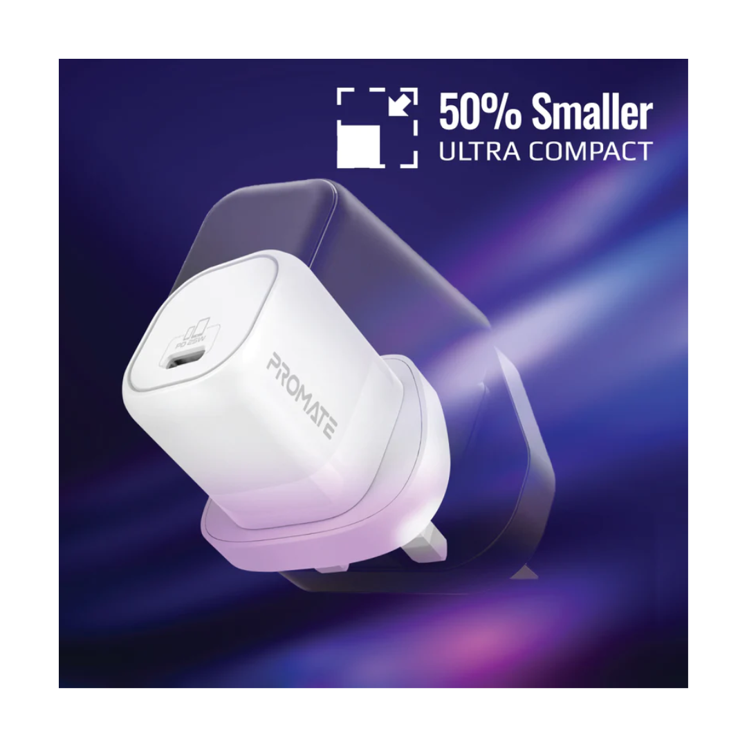 Promate 25W PD Adapter - Ultra Compact