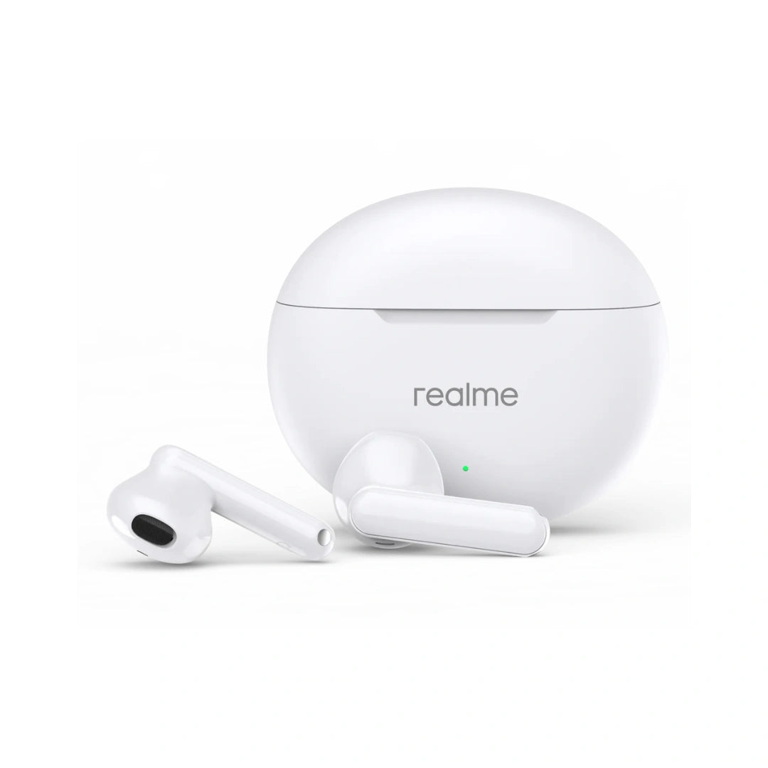 Realme Buds T01 TWS | Smart Touch | 28hrs Total Playback | PET Diaphragm | 88ms Super-Low Latency | AI Environmental Noise Cancellation | Google Fast Pairing | IPX4 Water Resistance