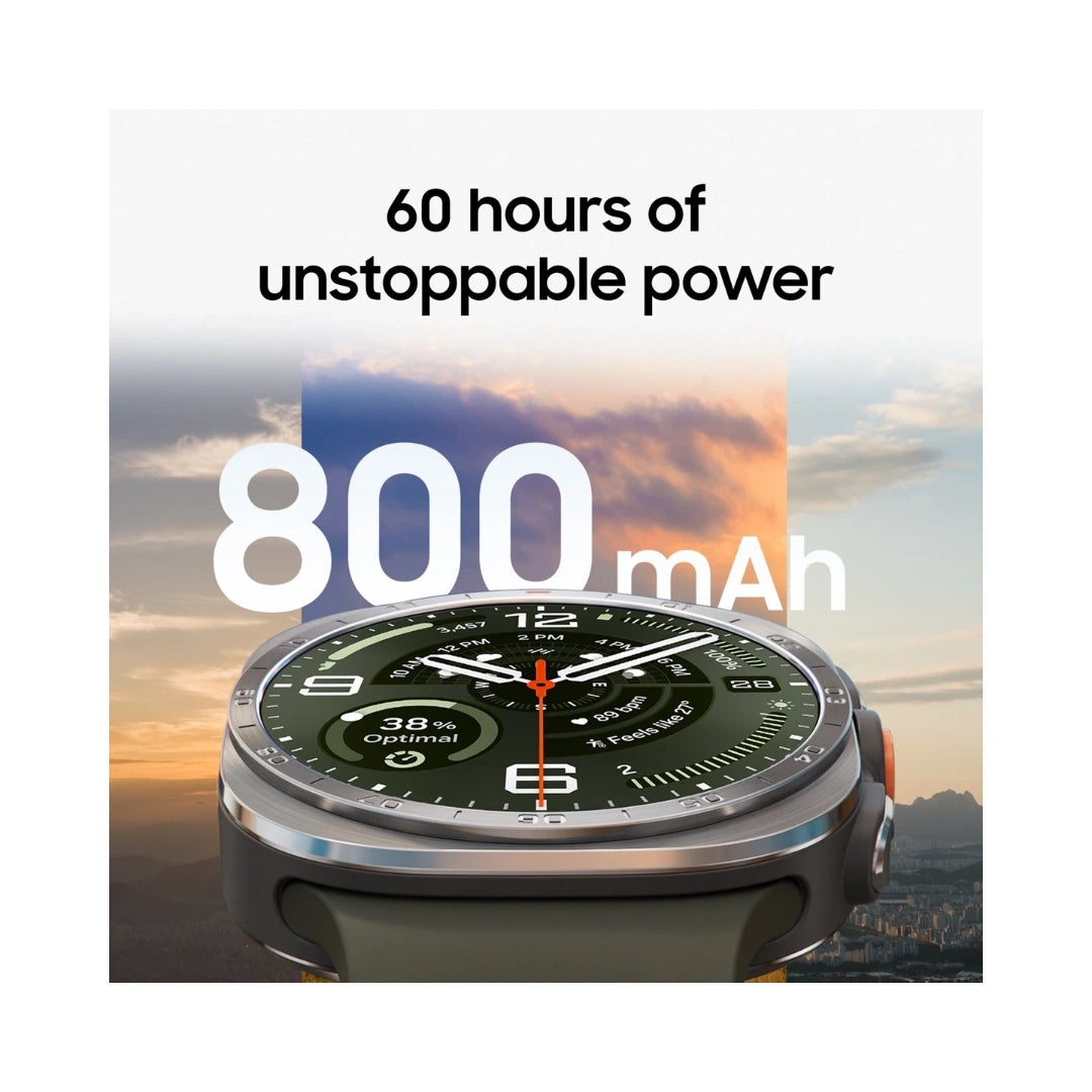 Samsung Galaxy Watch Ultra2 4.7MM | 3 nm Processor | Up to 5000 nits Display Brightness | 800mAh Up to 60 hrs | L1+L5 Dual-Frequency GPS