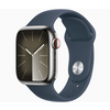 Apple Watch Series 9 (Stainless Steel | Sport Band | GPS + Cellular) Smart Watch