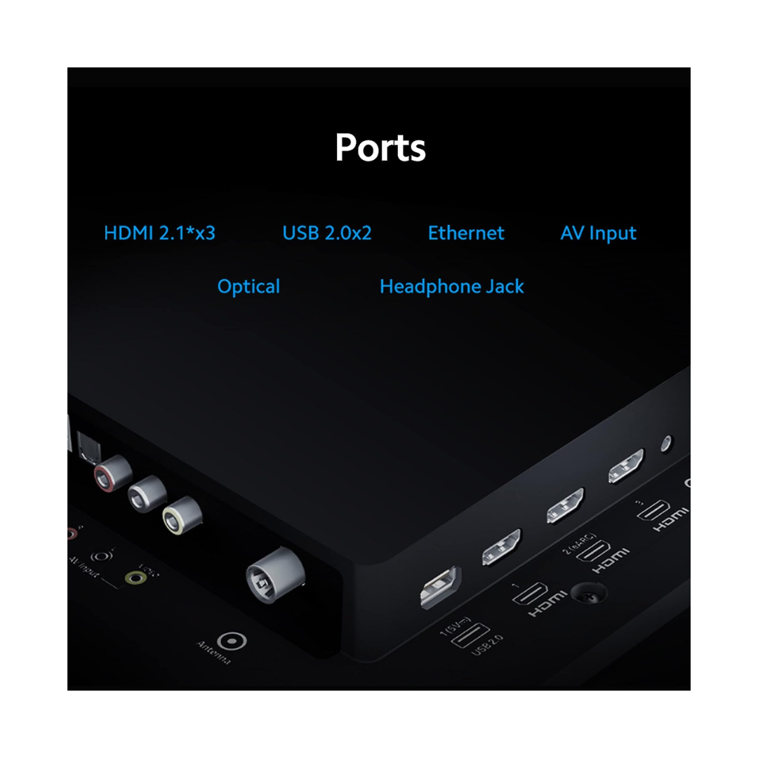 Redmi X Series 43 inches - Smart TV - Ports