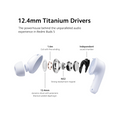 Redmi Buds 5 Bluetooth Earbuds - 12.4mm Titanium Drivers