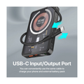 Promate TransPack-10 10000mAh - Wireless Powerbank - USB-C And USB Type-A Output