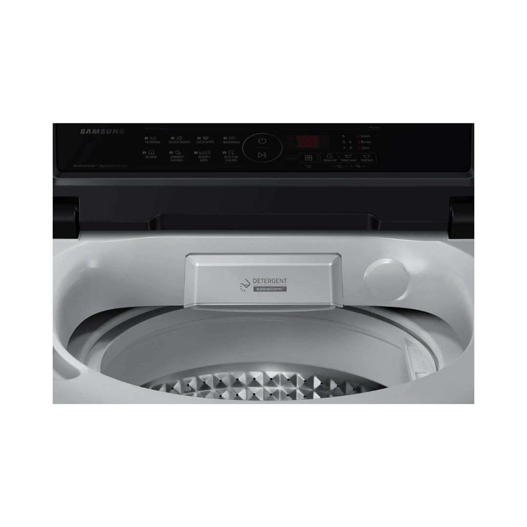 SAMSUNG | 7 kg 5 Star Fully Automatic Top Load Washing Machine |  8 Wash Programs |  BubbleStorm | Dual Storm | PP Dual Wing Pulsator