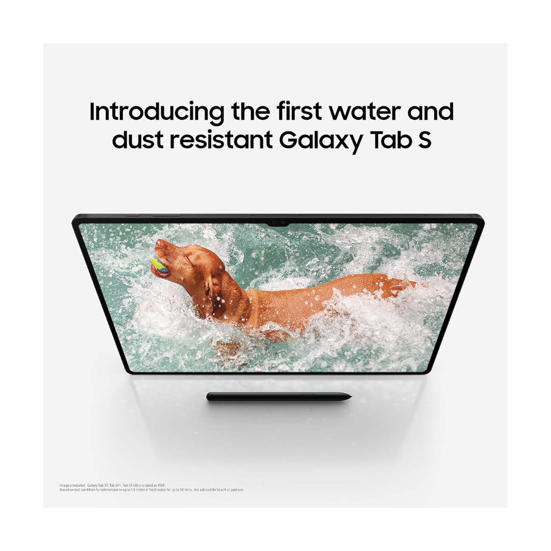 Samsung Galaxy Tab S9 5G - Water And Dust Resistance