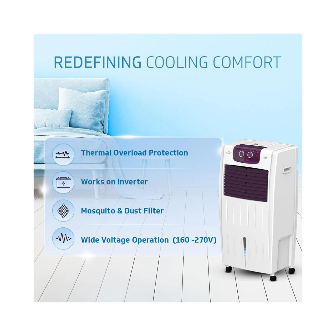 V-Guard Air cooler| Powerful Cooling | 22 L Tank Capacity |
