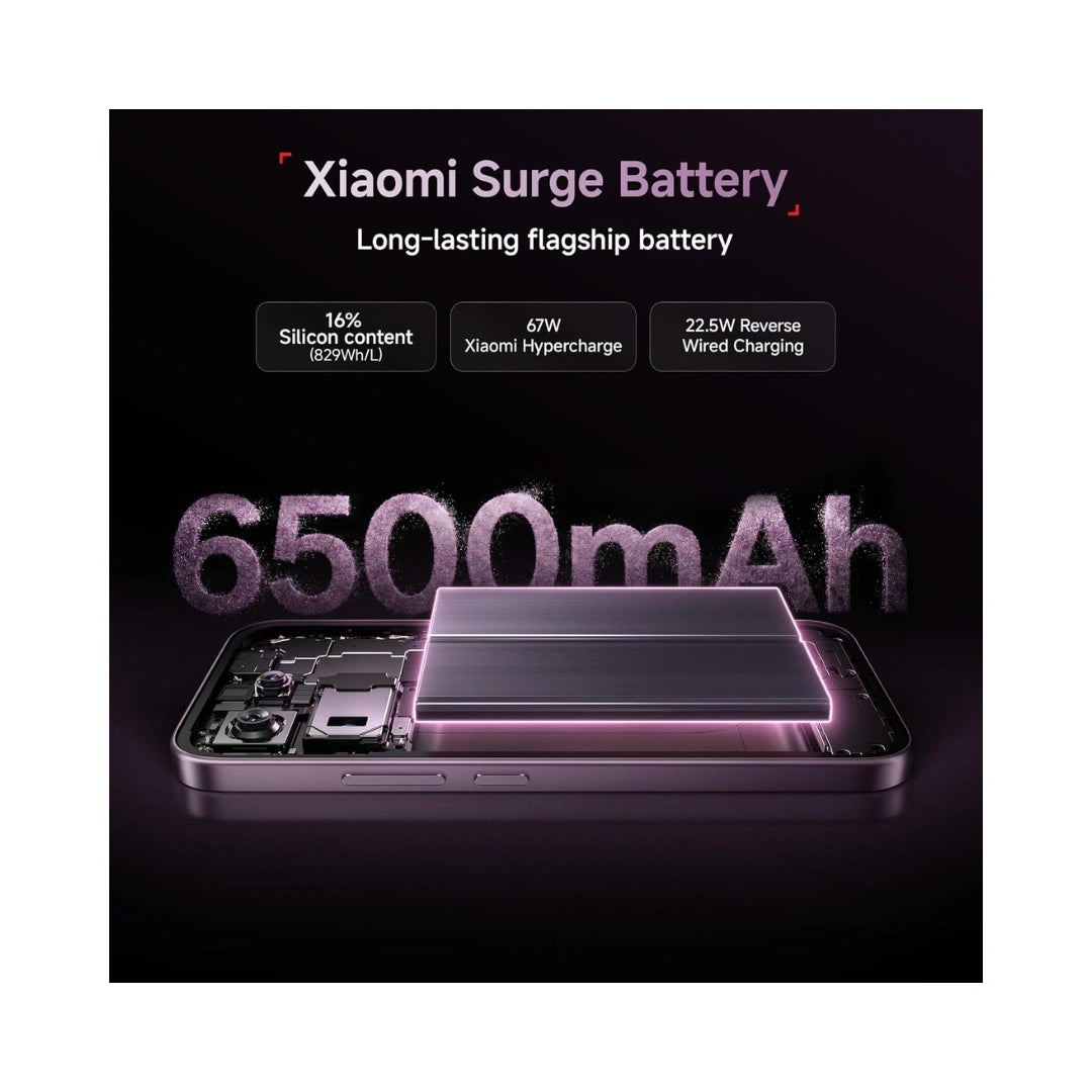 Xiaomi 17T | 6.59 inches 120Hz AMOLED Display | Corning Gorilla Glass 7i Protection | MediaTek Dimensity 8500-Ultra4nm | 50MP Triple Camera | 32MP Front Camera | IP68 Water & Dust Resistance | 6500mAh Battery