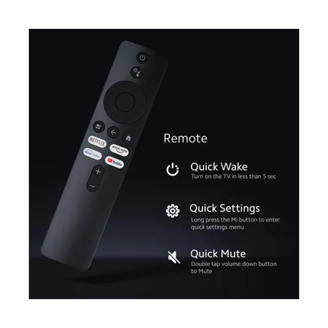 Redmi X Pro 43 inch - Ultra HD - Google Smart TV - Remote