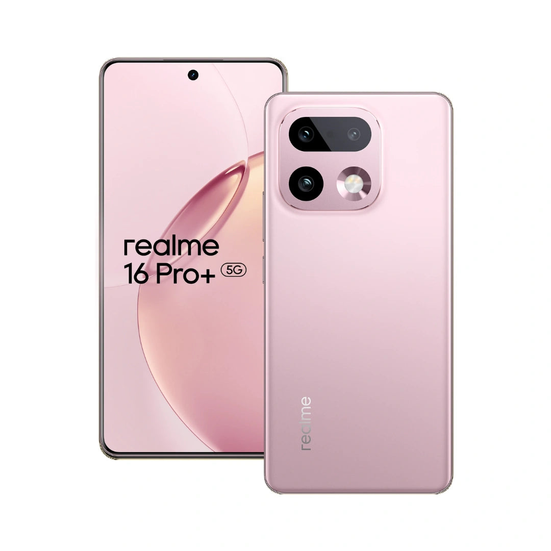 Realme 16 Pro Plus 5G | Qualcomm Snapdragon®7 Gen 4 | 200MP Rear Camera | 50MP Front Camera | AMOLED Display | 7000mAh Battery | 6500 nits Peak Brightness