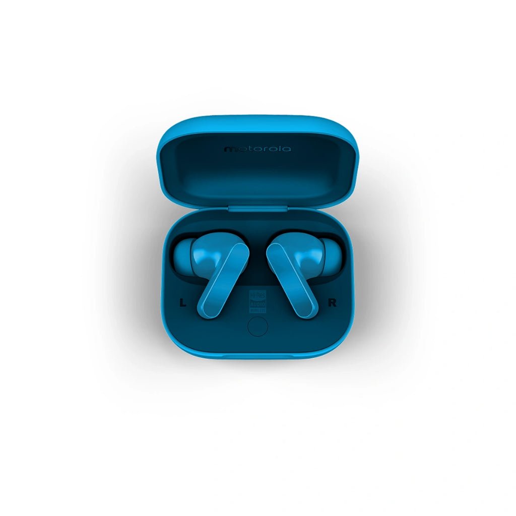 Moto Buds Bass | Up to 43 hours of Playtime | Up to 50dB | Transparency | Adaptive | Noise Cancellation | Water-Repellent Design