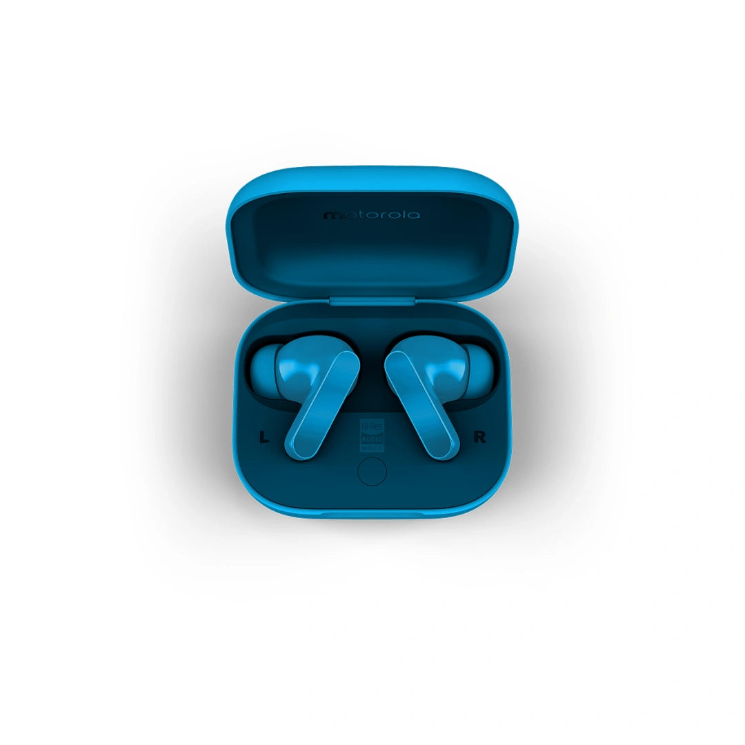 Moto Buds Bass | Up to 43 hours of Playtime | Up to 50dB | Transparency | Adaptive | Noise Cancellation | Water-Repellent Design
