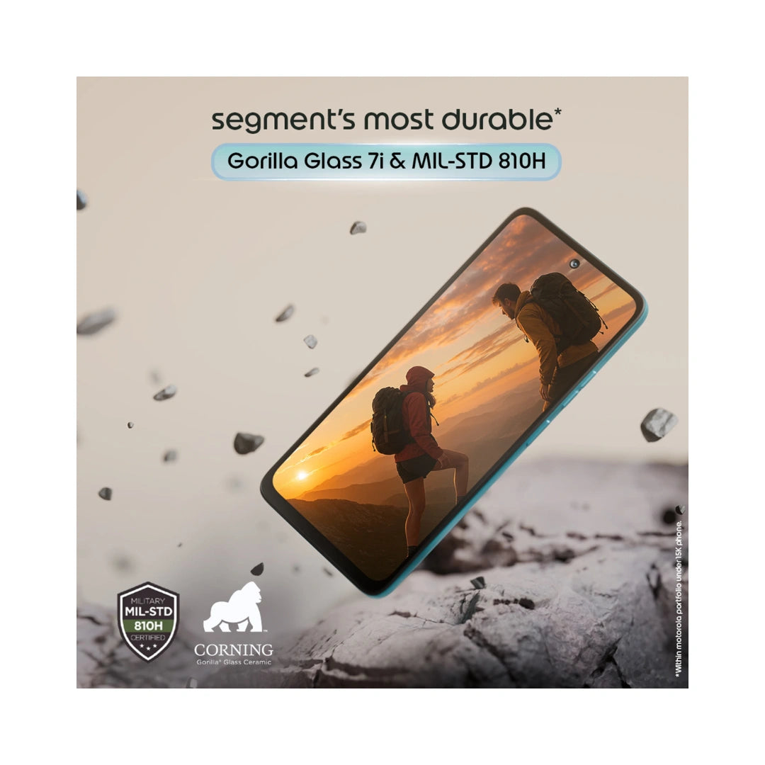 Moto G37 Power | 6.67 inch Display | MediaTek Dimensity 6400 | Dolby Atmos® Hi-Res Audio | 50MP Rear Camera | 8MP Front Camera | 7000mAh Battery | IP64 Water Resistance | Corning® Gorilla® Glass 7i Protection