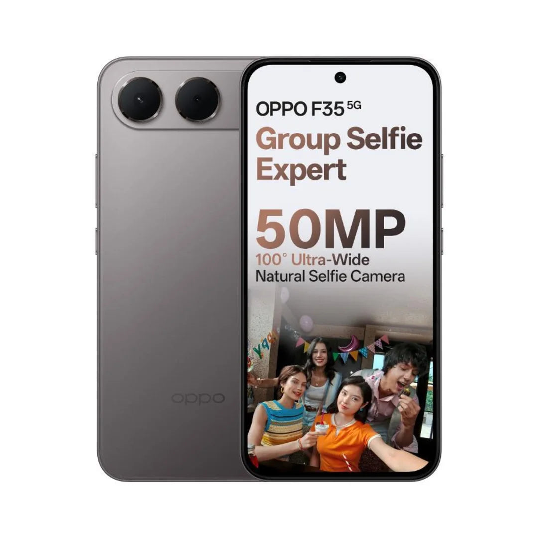 OPPO F35 5G | 6.57 inch Display | 120Hz Refresh Rate | MediaTek Dimensity 6360 Max | 50MP Main Camera | 50MP Front Camera | 8000mAh Battery | 80W SUPERVOOCTM
