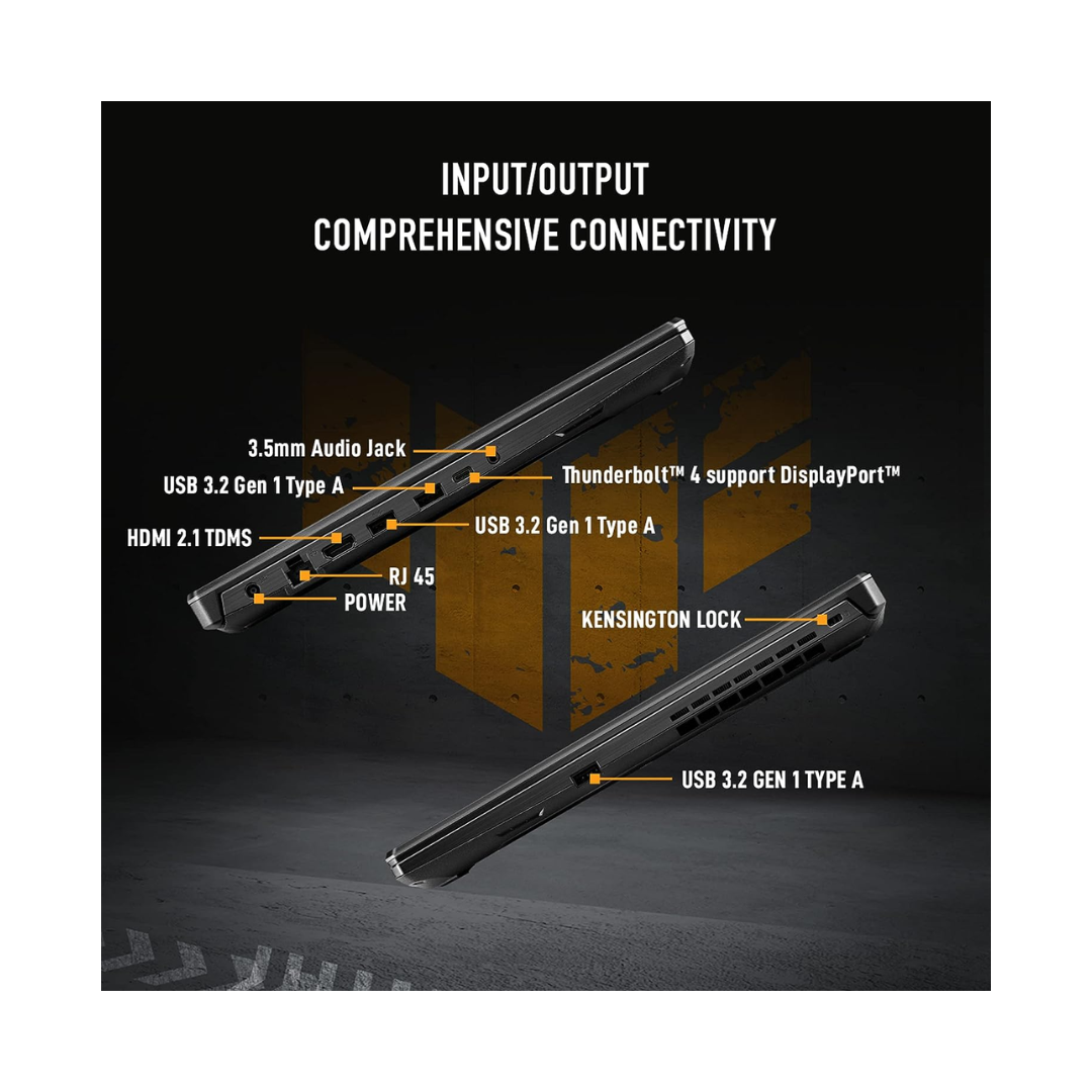 Asus TUF Gaming F15 - Laptop - Ports