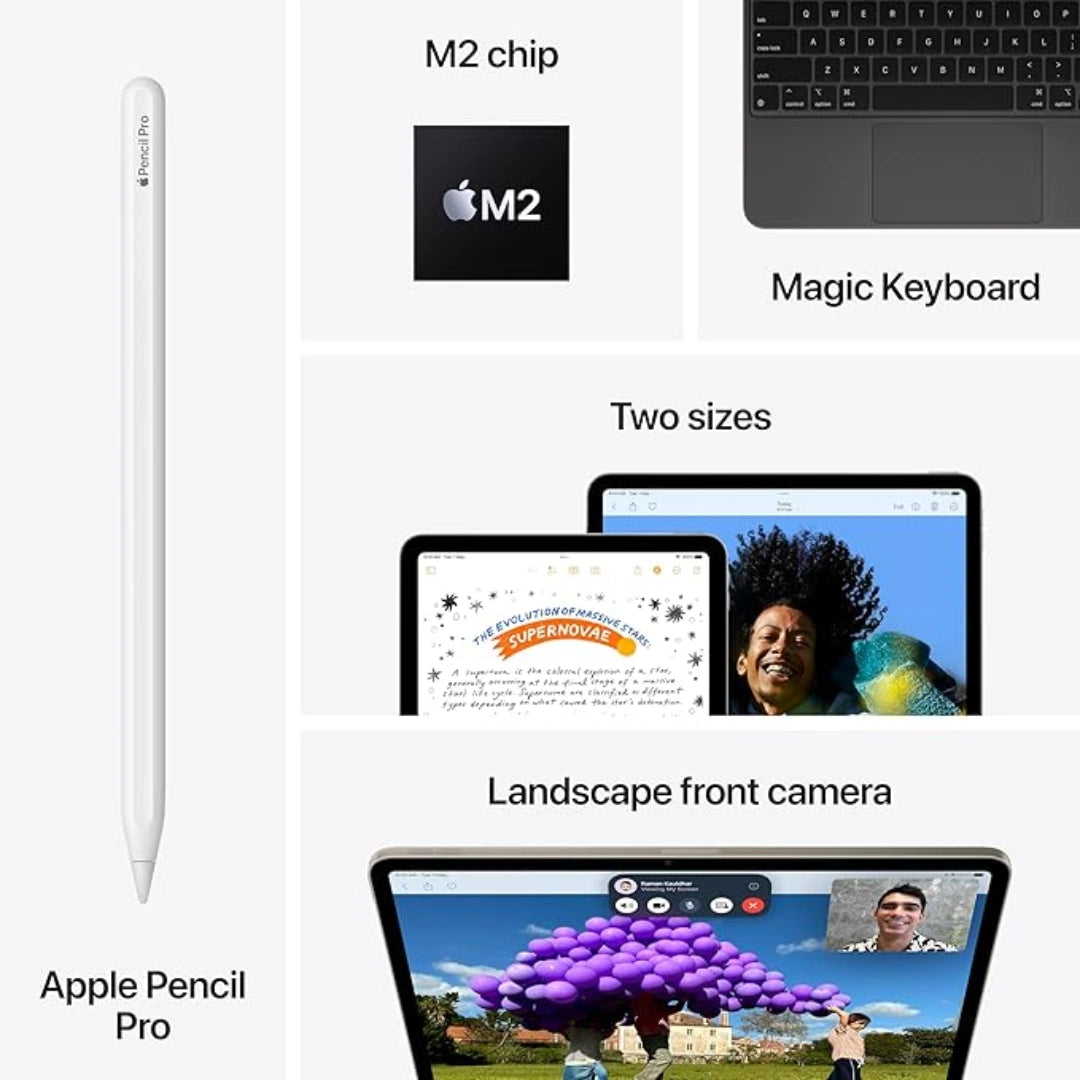 Apple iPad Air 11   WIFI - Liquid Retina Display,  Landscape 12MP Front Camera / 12MP Back Camera, Wi-Fi 6E, Touch ID, All-Day Battery Life