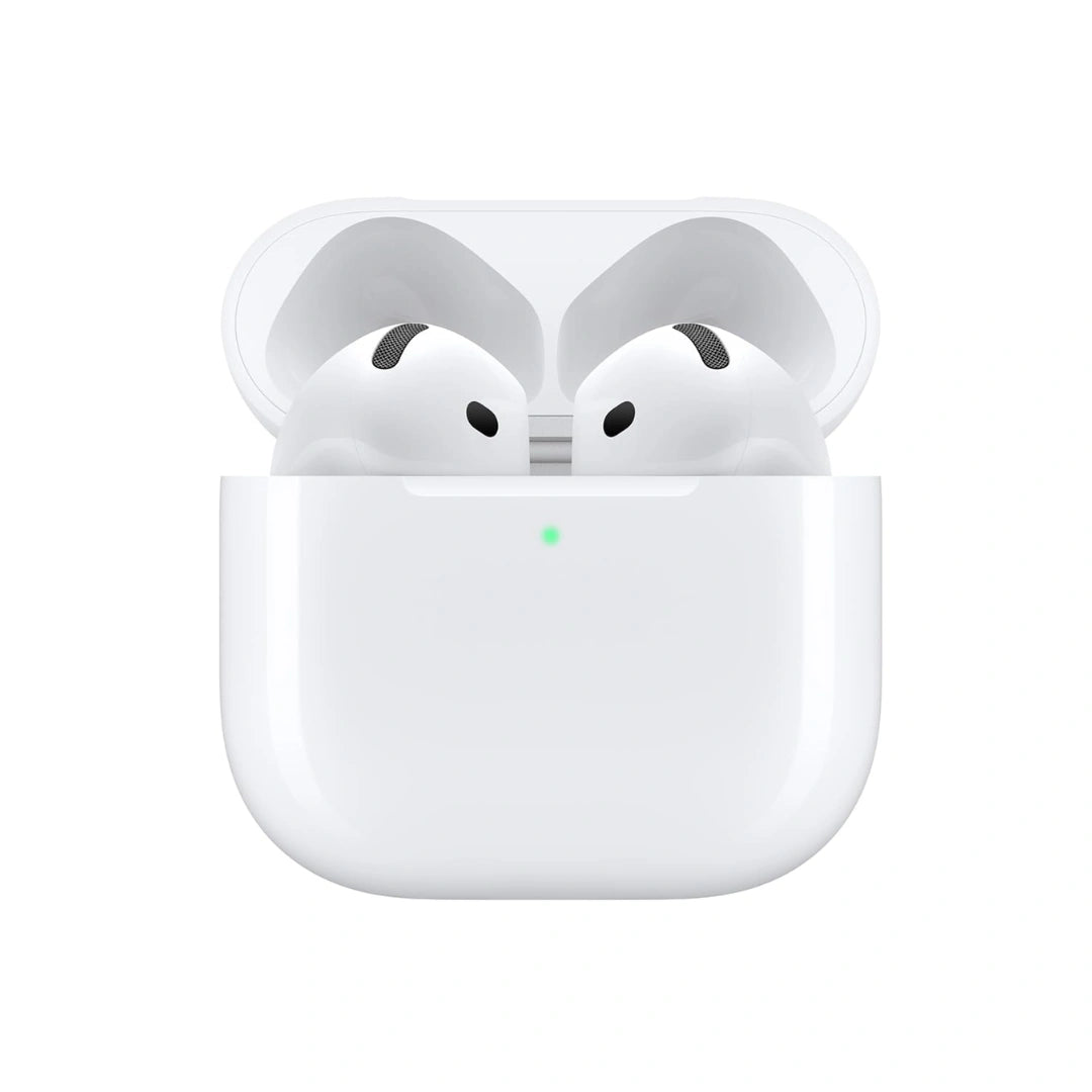 Apple AirPods 4 Wireless Earbuds, Bluetooth Headphones, with Active Noise Cancellation, Adaptive Audio, Transparency Mode, Personalised Spatial Audio, USB-C Charging Case, Wireless Charging, H2 Chip