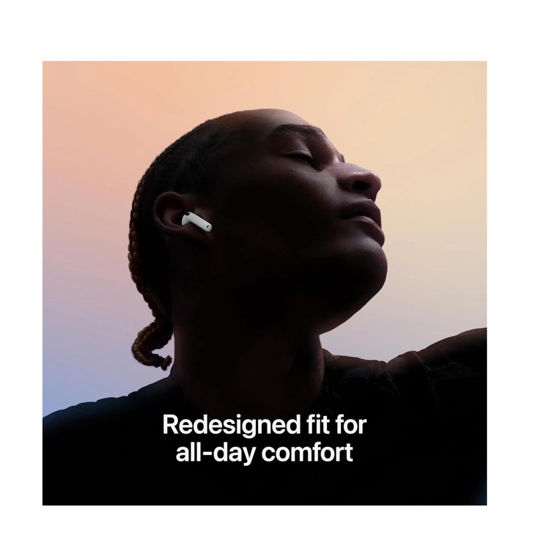 Apple AirPods 4 Wireless Earbuds, Bluetooth Headphones, with Active Noise Cancellation, Adaptive Audio, Transparency Mode, Personalised Spatial Audio, USB-C Charging Case, Wireless Charging, H2 Chip