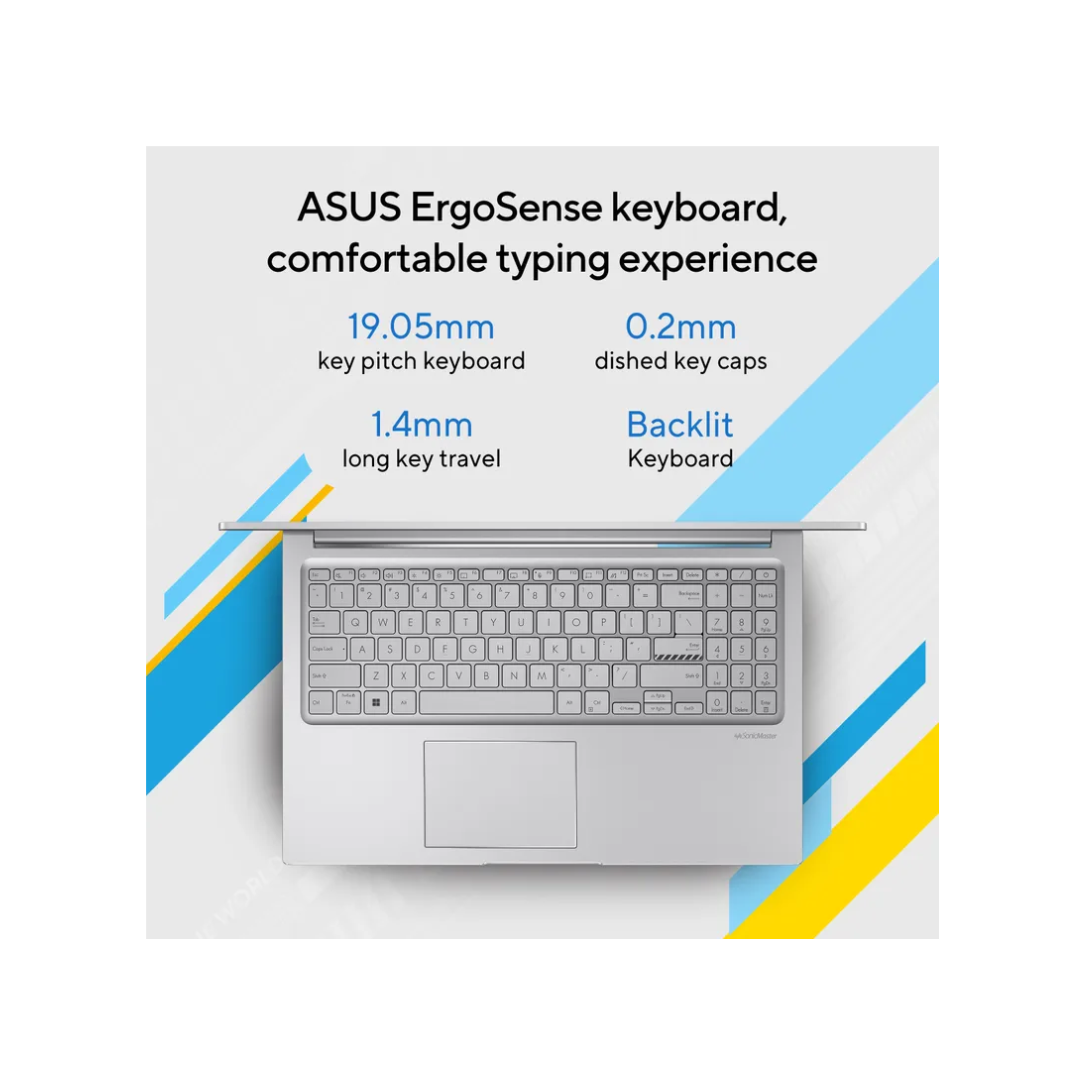 ASUS X1504VA-NJ2324WS (Core i3-1315U/16GB/512GB/Intel UHD Graphics/15.6" FHD/Windows 11 Home/Office Home 2024:LAPTOP