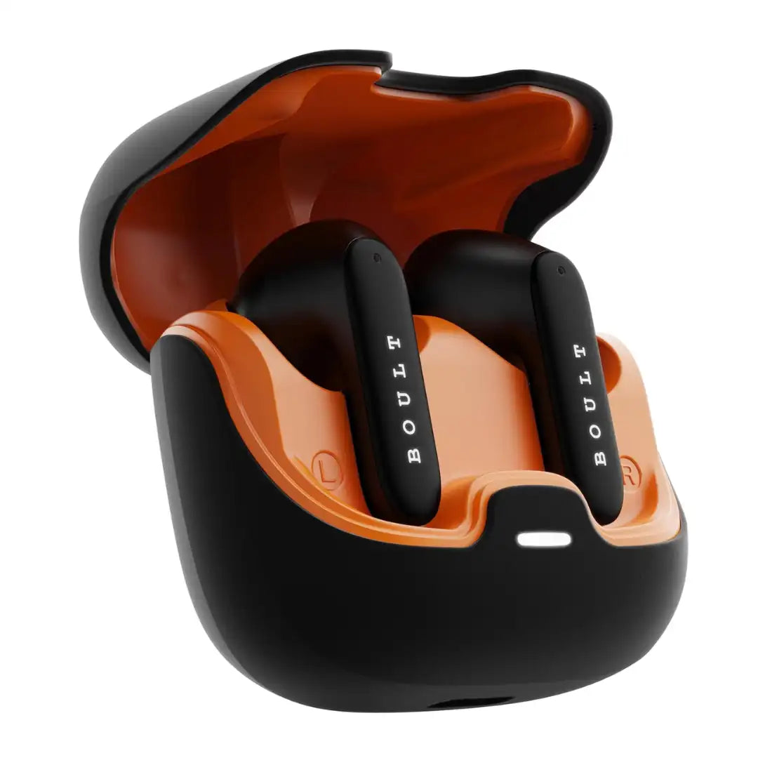 Boult Audio Xena Pro | 100H Playtime | Quad Mic ENC 45ms Low Latency Gaming | Premium Rubber Grip Case | 13mm Bass Drivers | Bluetooth 5.3 Truly Wireless in Earbuds
