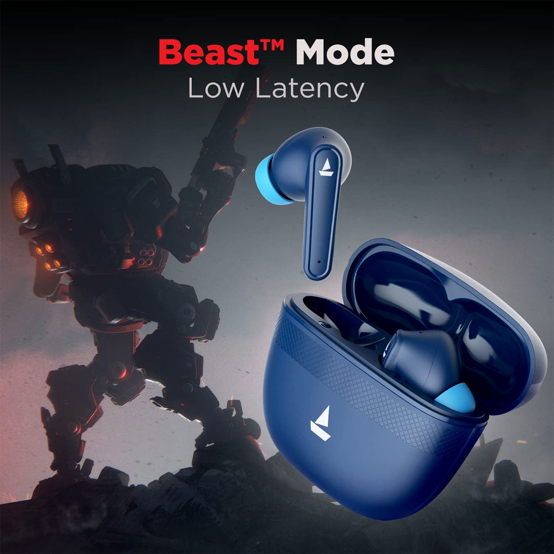 Boat Airdopes 113 | IPX4 Water Resistance | Bluetooth v5.2 | Smooth Touch Control | 24 hrs Playback