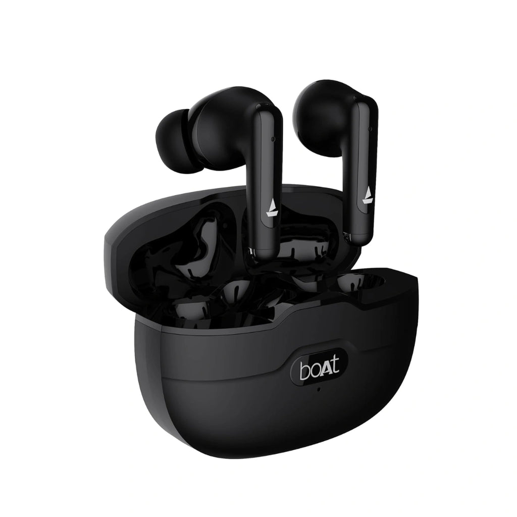 boAt Airdopes Unity ANC TWS in Ear Earbuds with Up to 50 Hours Total Playback, ANC Upto 32 dB, Dual Mics with ENx Tech, IPX5 Rating, IWP Tech and ASAP Charge(