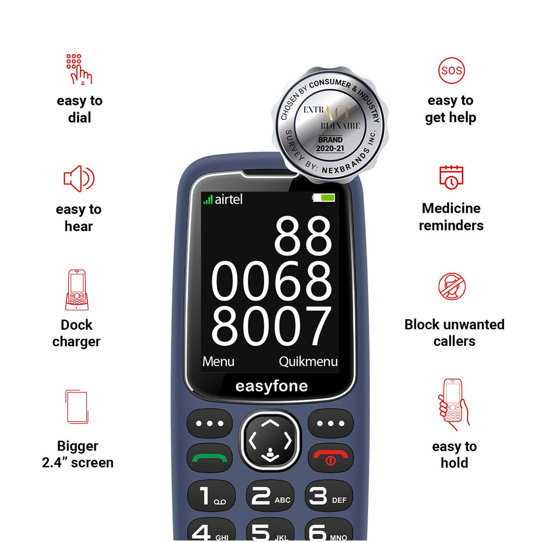 Easyfone Marvel Plus Bigger Screen 