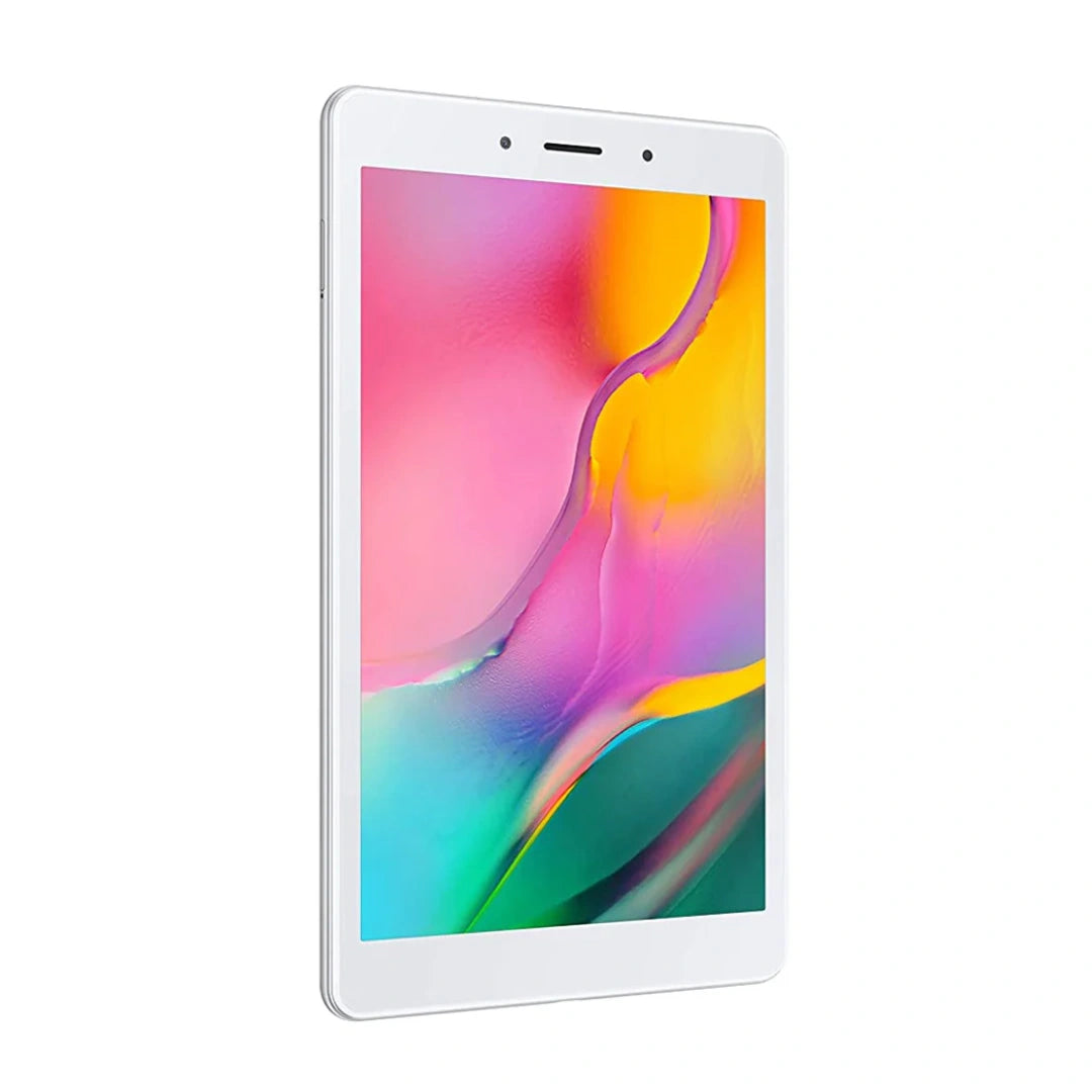 Samsung Galaxy Tab A 8.0, Wi-Fi + 4G Tablet, 20.31 cm (8 inch), 3GB RAM, 32GB ROM Expandable, Slim and Light, Silver| Black Samsung