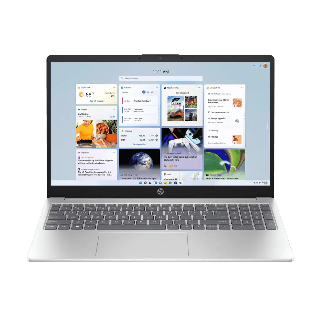 HP 15-FC0389AU(AMD RYZEN5-7430U/16GB SODIMM/512GB SSD/W11/15.6 INCH)-SILVER:LAPTOP