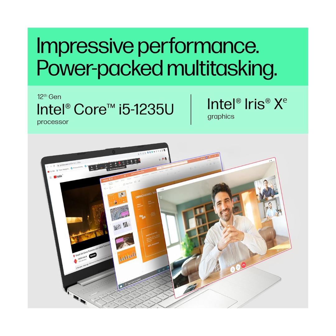 HP 15s FQ5330TU Laptop - Intel Core i5-1235U Processor