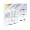 HAPIPOLA Magic TWS Ear Buds, Wireless Earphones, Immersive Audio | Ai-ENC | Bluetooth v5.2 13mm Driver | Stand-by 23 Hours Playback | Touch Control Type C Interface