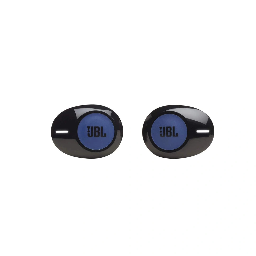JBL Tune 120TWS by Harman True Wireless in Ear Headphones with 16 Hours Playtime, Stereo Calls & Quick Charge Blue