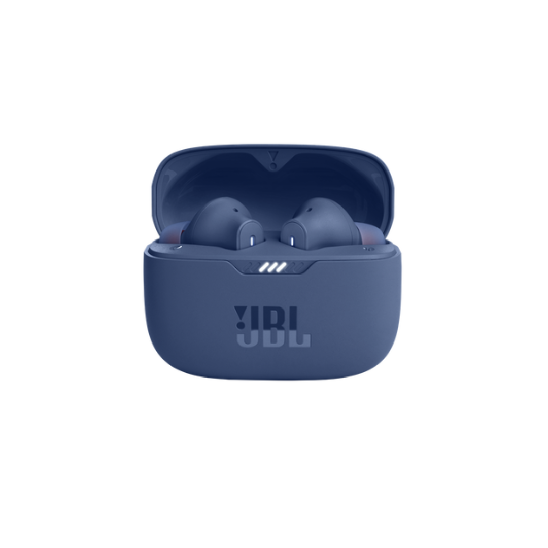 JBL Tune 230NC TWS, Active Noise Cancellation Earbuds with Mic, Massive 40 Hrs Playtime with Speed Charge, Adjustable EQ APP, 4Mics for Perfect Calls, Google Fast Pair, Bluetooth 5.2 (Blue)