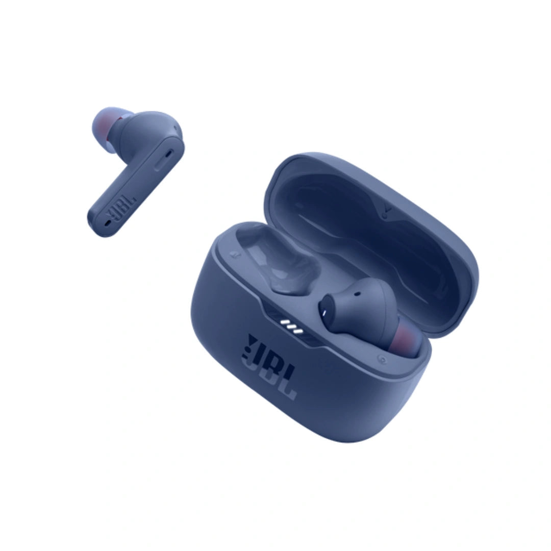JBL Tune 230NC TWS, Active Noise Cancellation Earbuds with Mic, Massive 40 Hrs Playtime with Speed Charge, Adjustable EQ APP, 4Mics for Perfect Calls, Google Fast Pair, Bluetooth 5.2 (Blue)