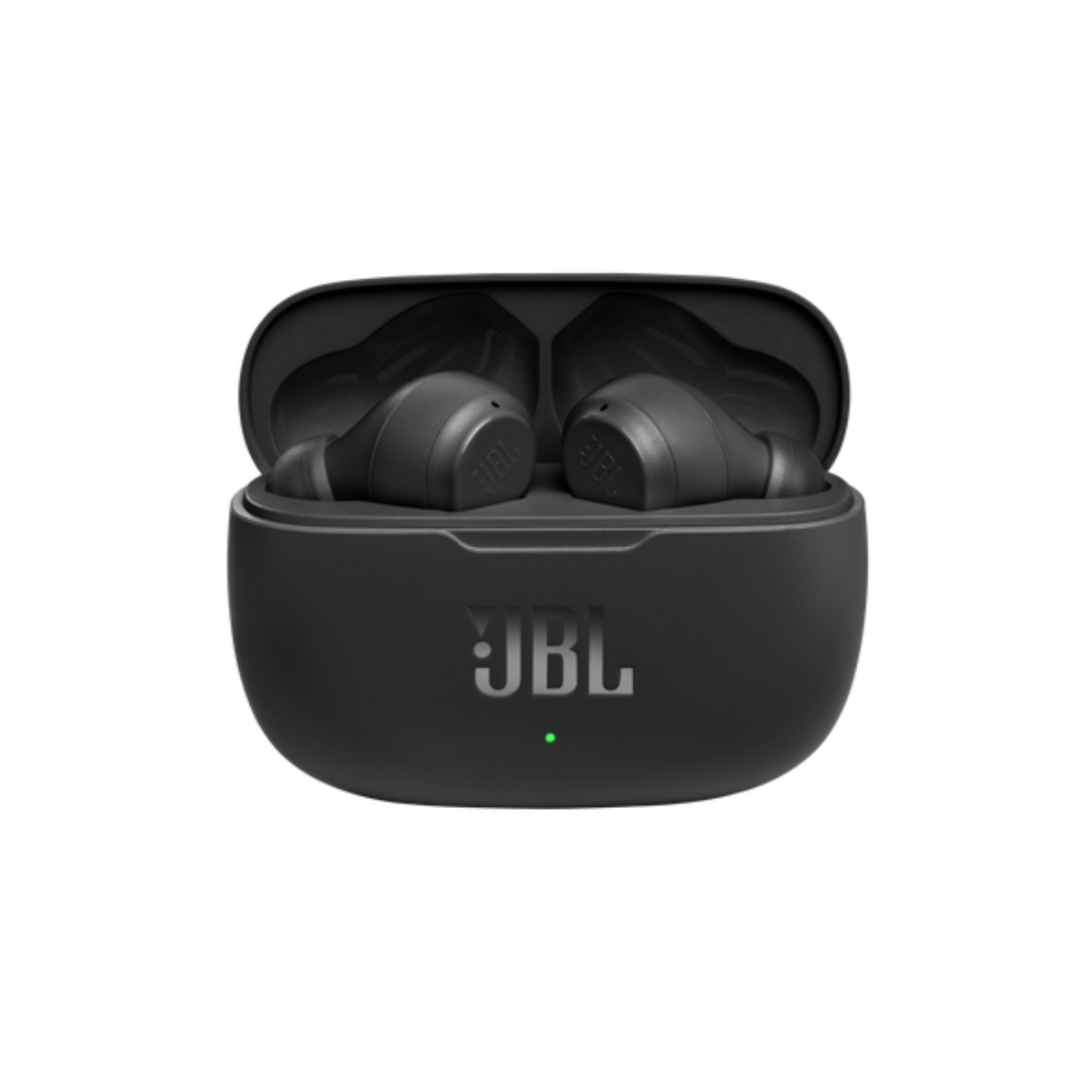 JBL Wave 200 in Ear TWS Earbuds with Mic, 20 Hours Playtime, Deep Bass Sound, Dual Connect Technology, Quick Charge,Comfort Fit Ergonomic Design, Voice Assistant Support for Mobiles (Black)