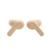 JBL Wave Beam in-Ear Wireless Earbuds (TWS) with Mic,App for Customized Extra Bass Eq,32 Hours Battery&Quick Charge,Ip54 Water&Dust Resistance,Ambient Aware&Talk-Thru,Google Fastpair (Beige)