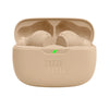 JBL Wave Beam in-Ear Wireless Earbuds (TWS) with Mic,App for Customized Extra Bass Eq,32 Hours Battery&Quick Charge,Ip54 Water&Dust Resistance,Ambient Aware&Talk-Thru,Google Fastpair (Beige)