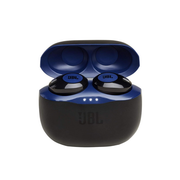JBL Tune 120TWS by Harman True Wireless in Ear Headphones with 16 Hours Playtime, Stereo Calls & Quick Charge Blue