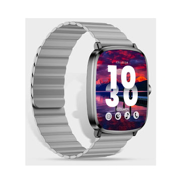 CELLECOR M10 Vision 2.01" Super-Retina Amoled Display | 1200 NITS | AOD | BT-Calling | AI Voice | 60Hz Refresh Rate | IP68 | Rotating Crown | SmartWatch (Black)