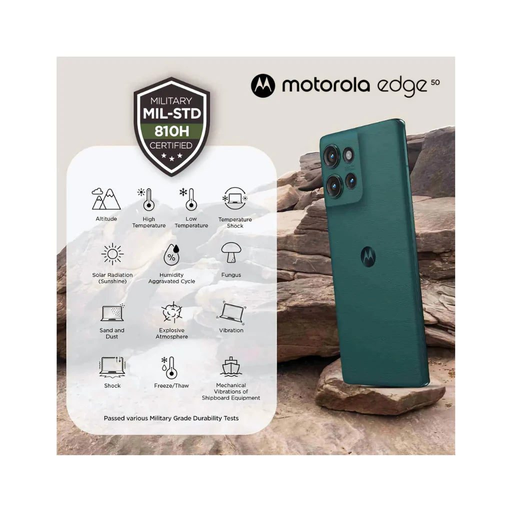 Motorola Edge 50 - 50MP Triple Rear Camera