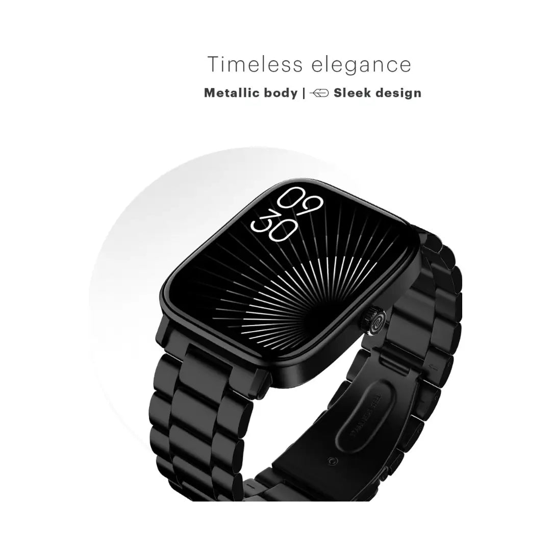 Noise Pulse 2 Pro 1.8" Vibrant Display, Bluetooth Calling Smart Watch for Men & Women, 7 Days Battery Life, Metallic Finish, Built-in Games, Voice Assistance, Health Suite