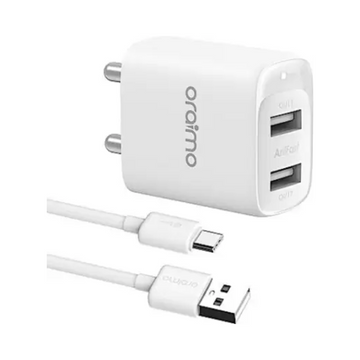 Oraimo (OCW-166D+C53) Type-C Charger - White