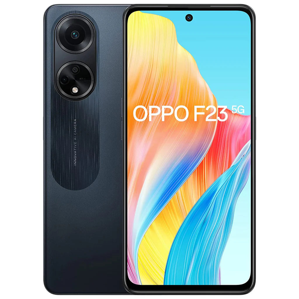 OppoF23 5G phone Rear view highlighting the camera setup