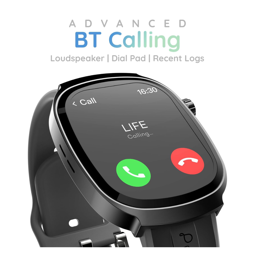 Pebble Axis Smart Watch -Advanced BT Calling 