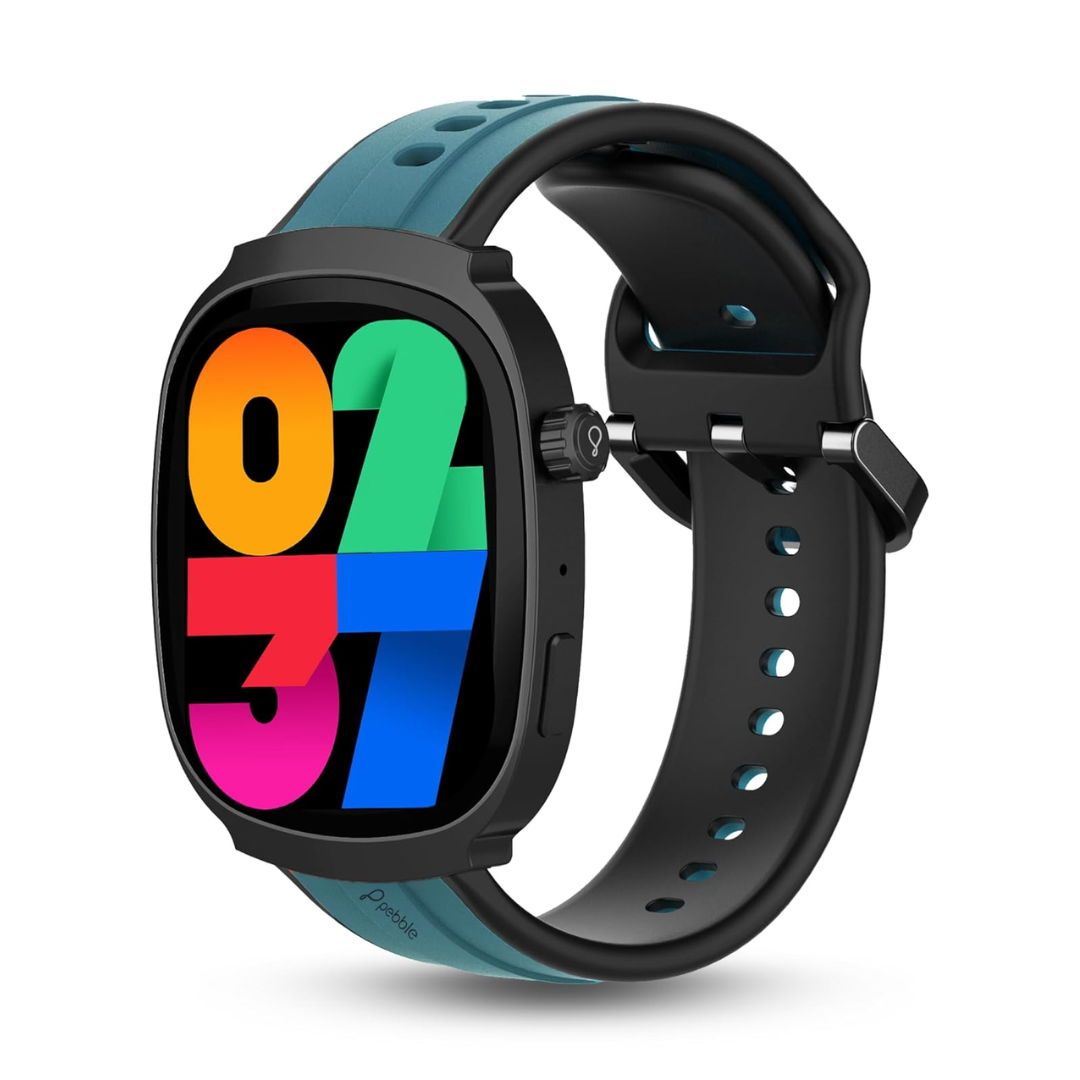 Pebble Axis Smart Watch - Green Color 