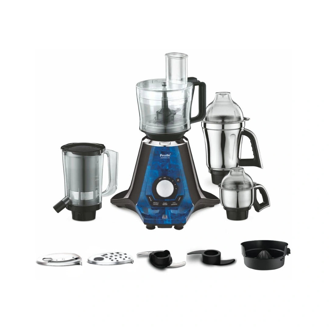 Preethi_Zodiac_2.0_MG_255_Mixer_ Grinder_1000_watt_Black_Blue_4_Jars_